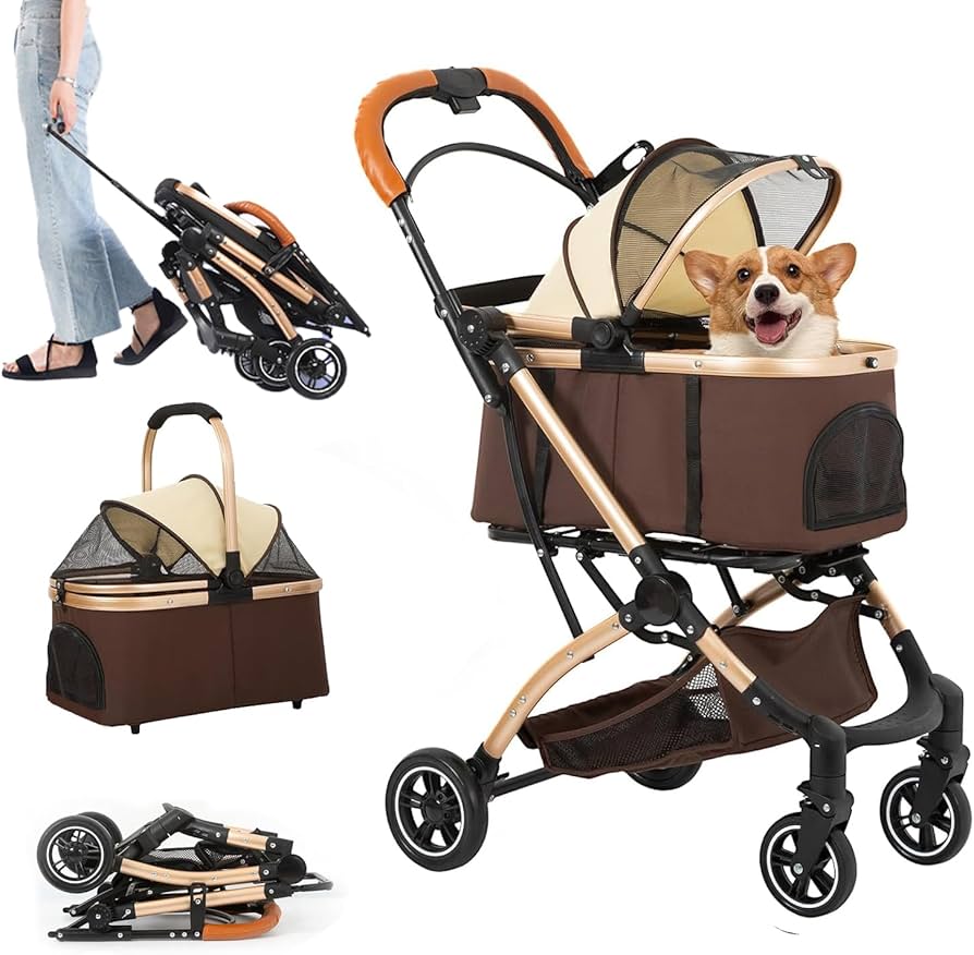 Amazon.co.jp: JZOOOZ ペットカート 分離型 キャスター付き 前輪360