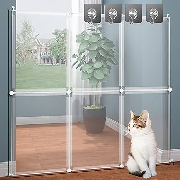 Amazon | Puhang ペットフェンス 犬 サークル ケージ ペットゲート 柵