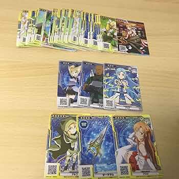 Amazon.co.jp: ソードアートオンライン カード まとめ アーケード