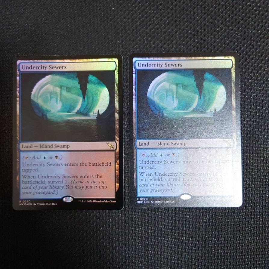 新品未使用】10枚豪華FOILセット 轟音の滝 地底街の下水道 行き届いた