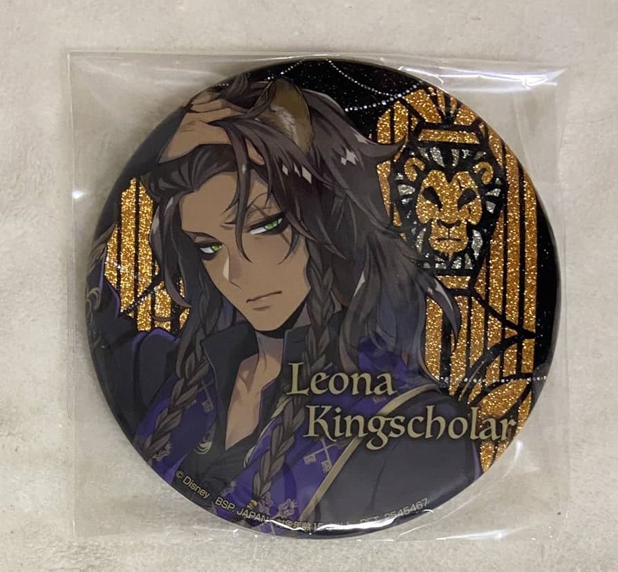 ツイステッドワンダーランドレオナ缶バッチ式典服