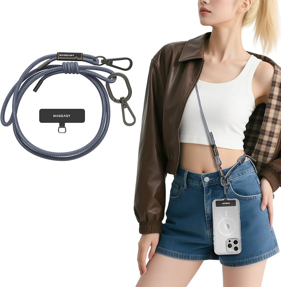 Amazon.com: MAGEASY Universal Cell Phone Lanyard - Anti-Theft Rope