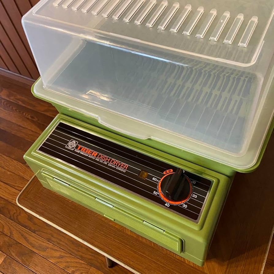 Amazon｜レトロ 食器乾燥機 タイガー レトロポップ 水切りラック