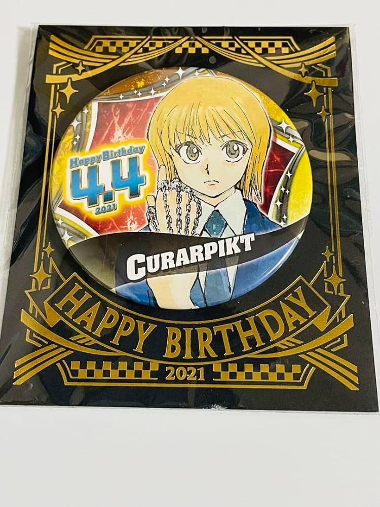 Amazon.co.jp: HUNTER × HUNTER クラピカ バースデイ缶バッジ ジャンプ
