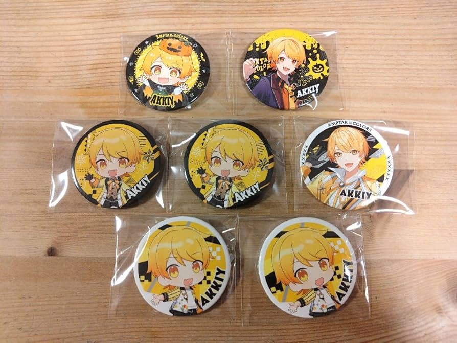 レインボー 缶バッチ サイン入り 清井咲希サイン付き缶バッジセット