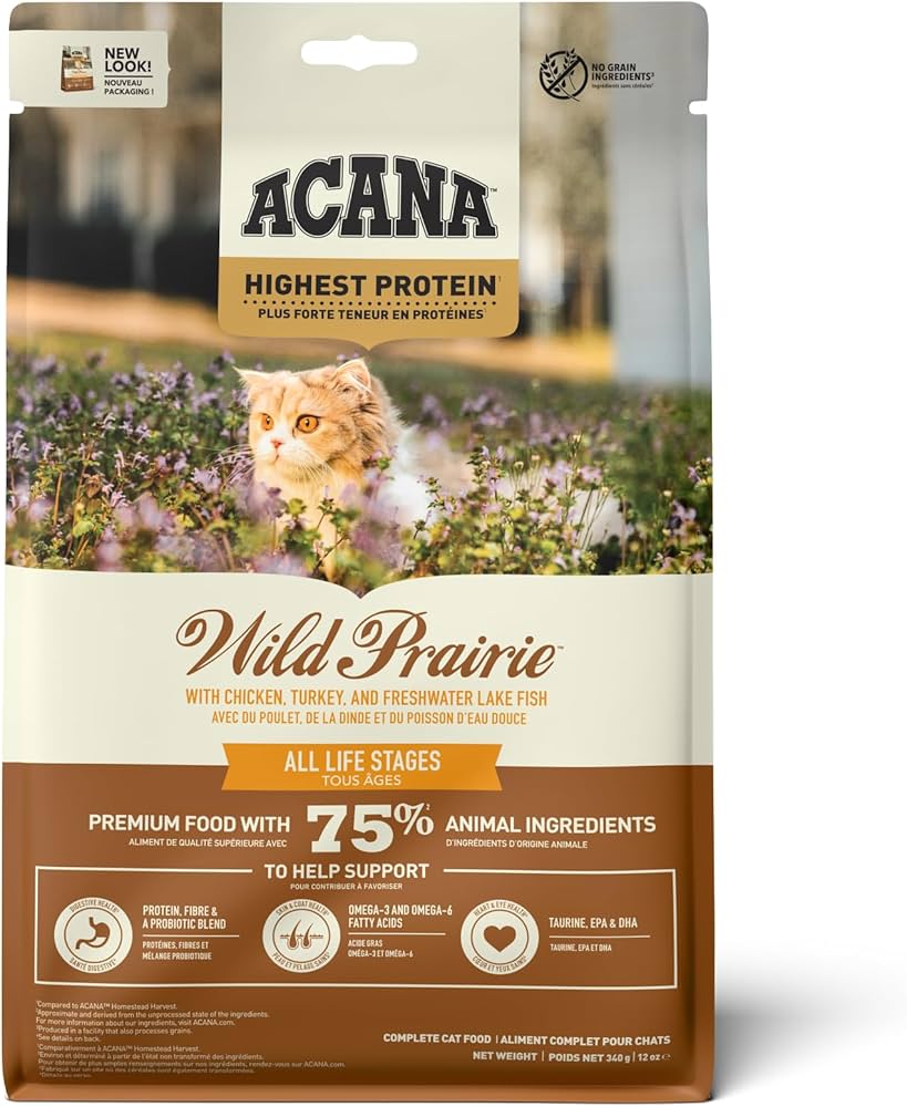 ACANA (アカナ) キャットフード ワイルドプレイリーキャット（3袋