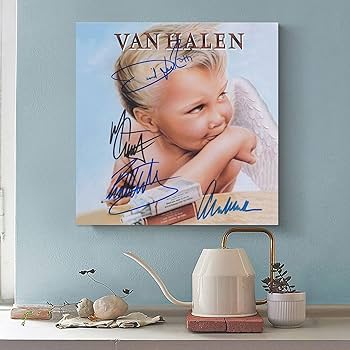 貴重 VAN HALEN エドワード・ヴァン・ヘイレン直筆サイン 貴重 VAN