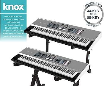 Amazon | Knox Gear Z-Style 2段電子キーボード ピアノスタンド