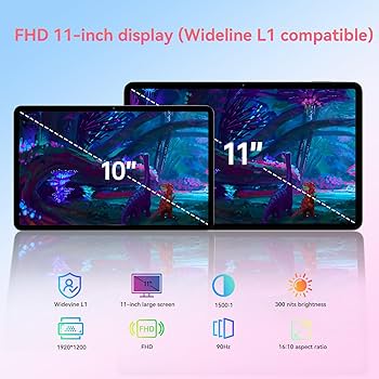 Amazon.com : Alphawolf PPad2 Android 15 Tablet 11 inch, FHD 1920
