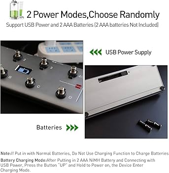 Amazon.com: MeloAudio MIDI Commander Guitar Floor Multi-Effects