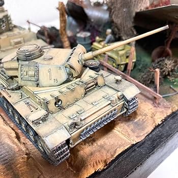Amazon | ドイツ軍 ジオラマ ティーガー戦車 3号戦車 ドルニエ Do335