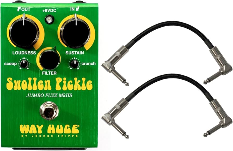 Amazon.com: Way Huge WHE401S Swollen Pickle Jumbo Fuzz MKIIS Pedal