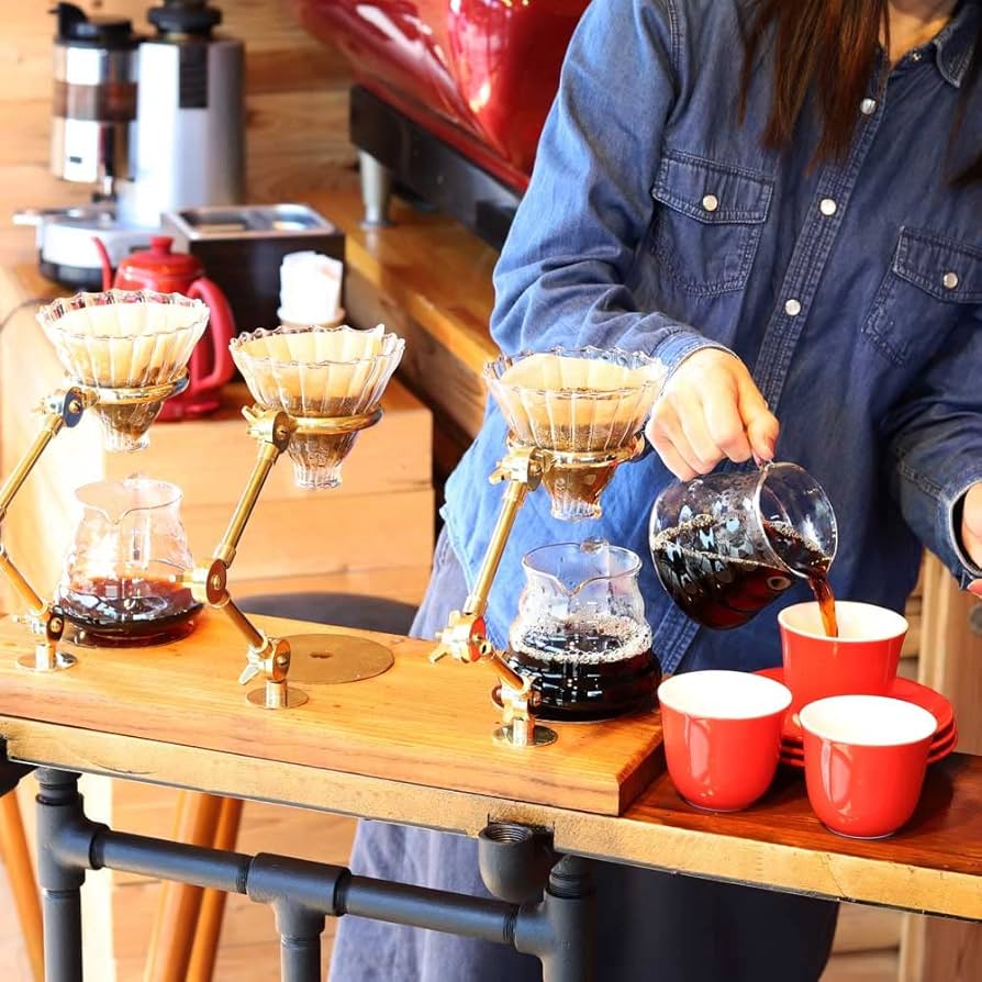 Amazon | おもしろ3連コーヒードリップスタンド (COUPLING PRO 3) 珈琲