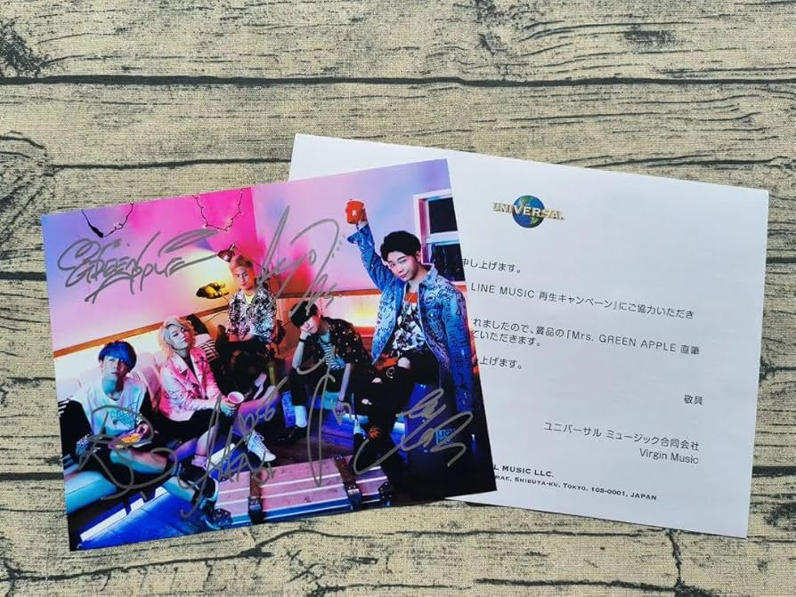 限定値下げ ミセスグリーンアップル 直筆サイン入り ポスター サママ