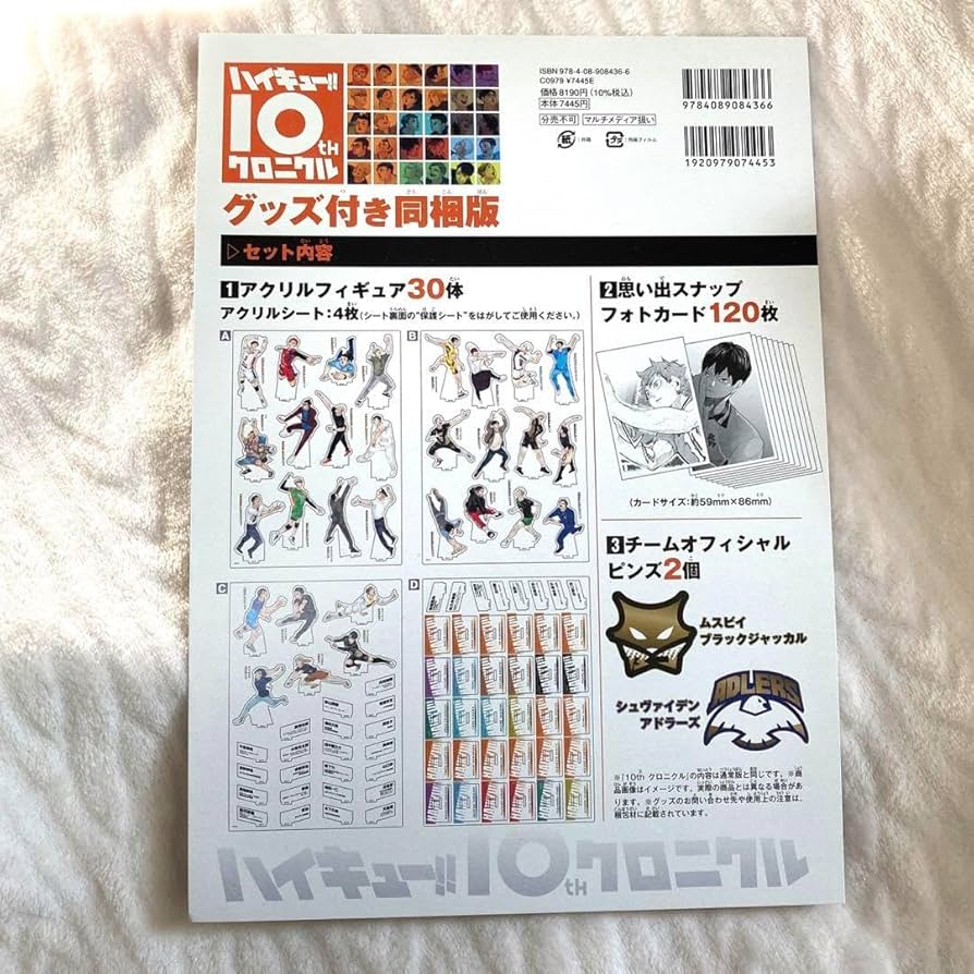 ハイキュー 10th クロニクル グッズのみ