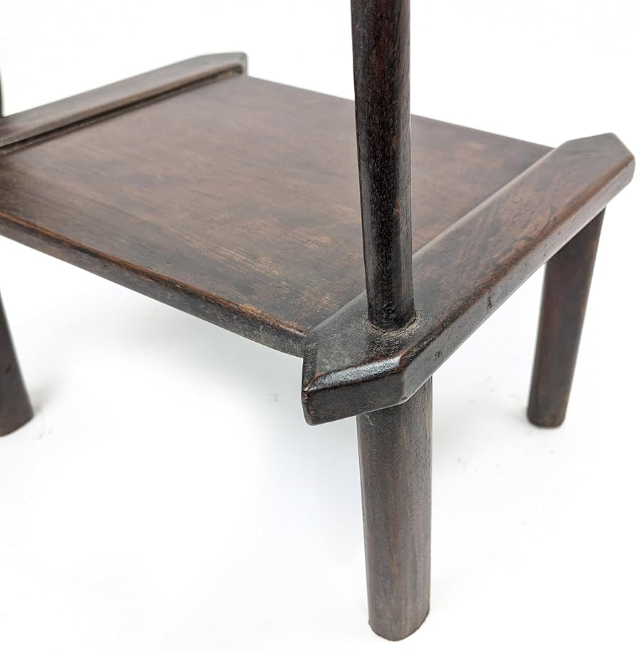 Amazon.co.jp: バウレ族の椅子 アフリカの家具 スツール （p578-12