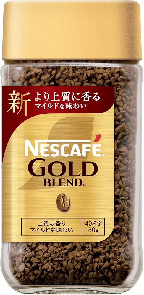Amazon.co.jp: ネスカフェ ゴールドブレンド 80g(40杯分),瓶
