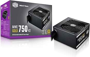 Amazon | Cooler Master MWE GOLD V2 750 750W PC電源ユニット 80PLUS