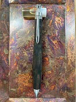 新品未使用！ こぶた工房 極上杢 黒柿孔雀杢 シャーペン Amazon.co.jp