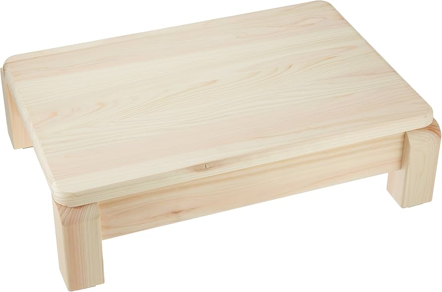 Amazon｜光大産業 木製踏み台 総ひのき のれるん台(R)DX S型 滑り止め