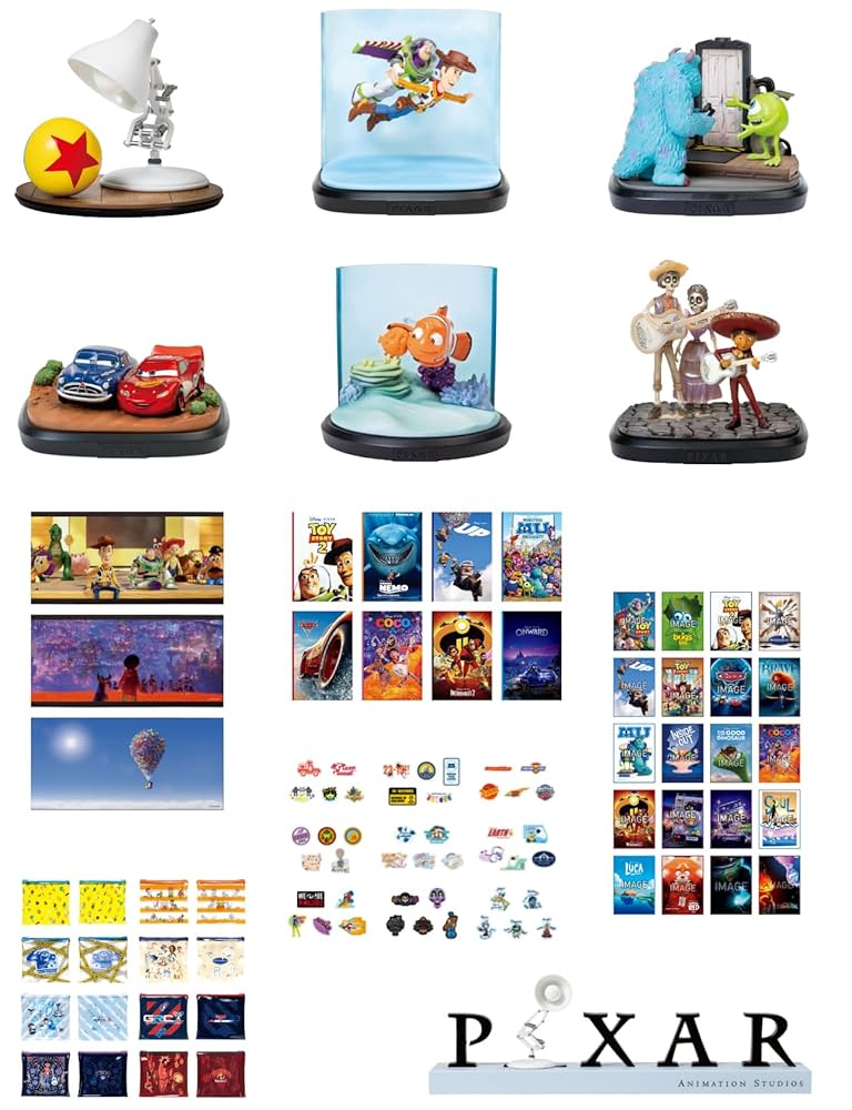 フィギュアなどが当たるピクサーくじ第2弾「Happyくじ / PIXAR 2025