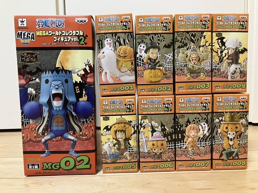 正規品】ワンピース ワーコレ 麦わらの一味 初期 & ハロウィン 28種