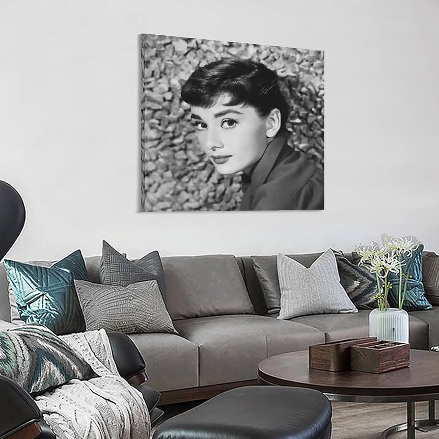 Amazon.co.jp: ポスター アートパネル オードリー・ヘップバーン