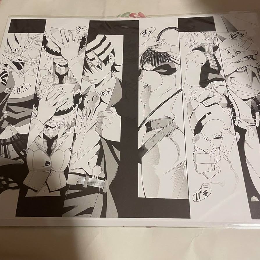 ソウルイーター 20周年原画展 大久保篤直筆サイン入り 複製原画ソウル