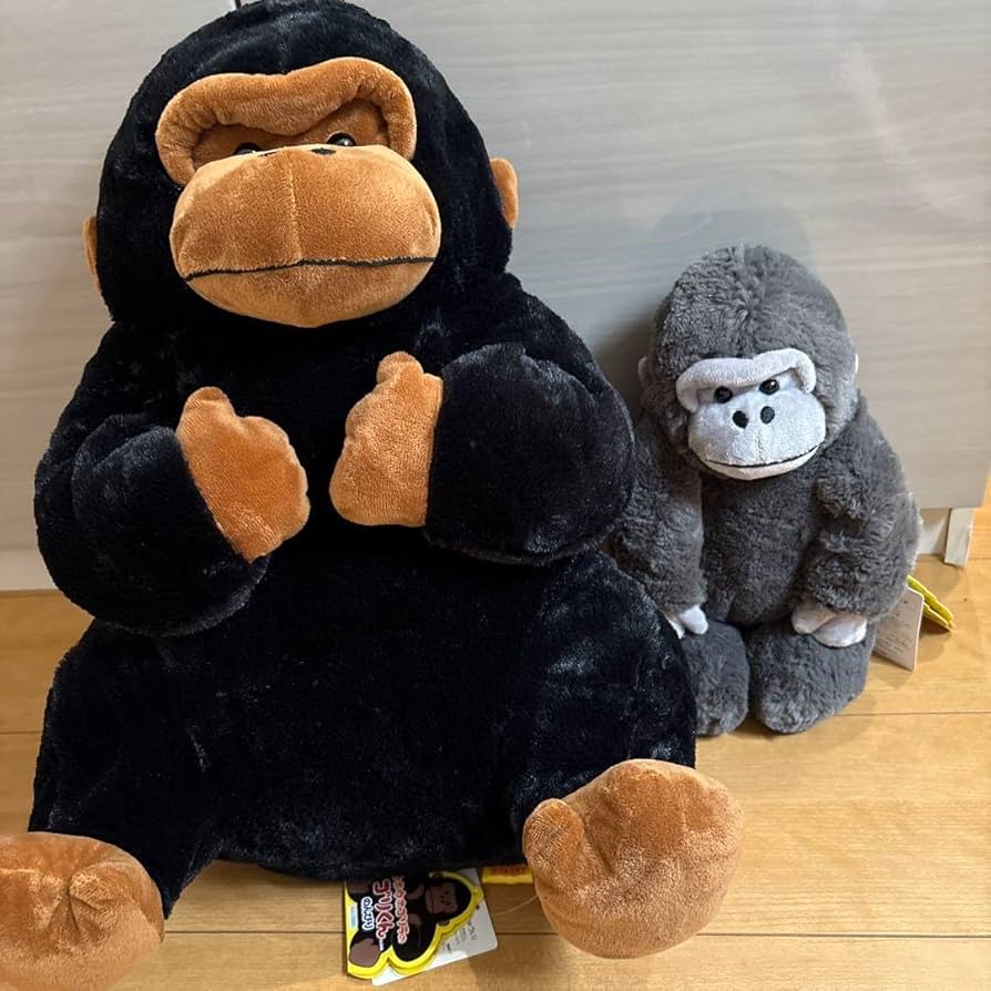 ウホウホゴリラのゴリくん 正座 4点セット ぬいぐるみ THEポーチ