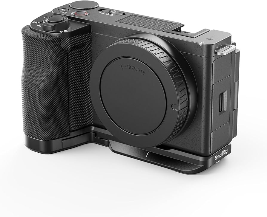 Amazon.com : SmallRig ZV-E10 II L-Shape Plate with Silicone Handle