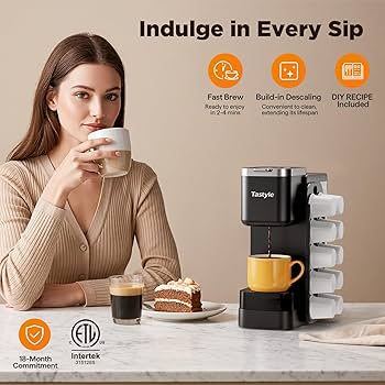 Amazon.com: Tastyle Hot & Iced Coffee Maker with Magnetic K-Pod