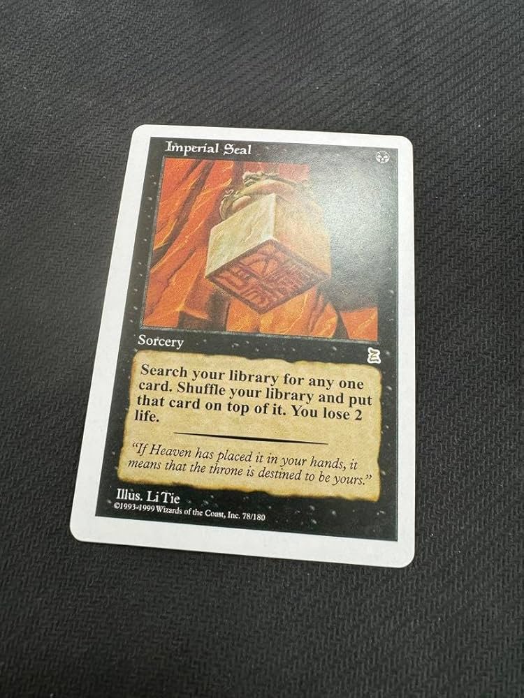 伝国の玉璽 Magic: The Gathering Amazon.co.jp: MtG 伝国の玉璽 Imperial