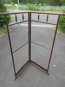 Amazon.co.jp: 木製衣紋掛け昭和レトロ折鶴古道具ハンガーラック和家具