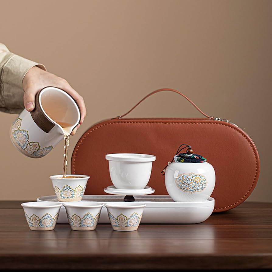 中国 清時代 玲瓏茶器 康熙年製&玩玉 湯呑み6点 中国茶器 送料込み0821