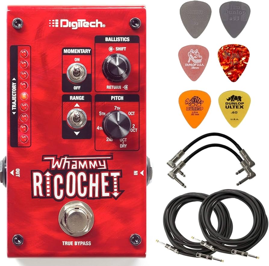 Amazon.com: Digitech WHAMMY RICOCHET Guitar Pitch Effect Pedal