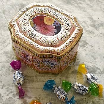 Amazon.co.jp: アンブロッソリー スウィートデイジー缶 キャンディ 飴