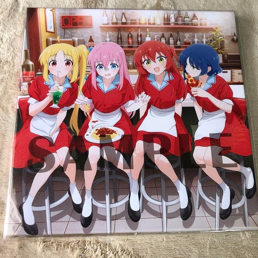 ぼっちざろっく オリジナルキャンバスアート ローソン ぼっちざろっく