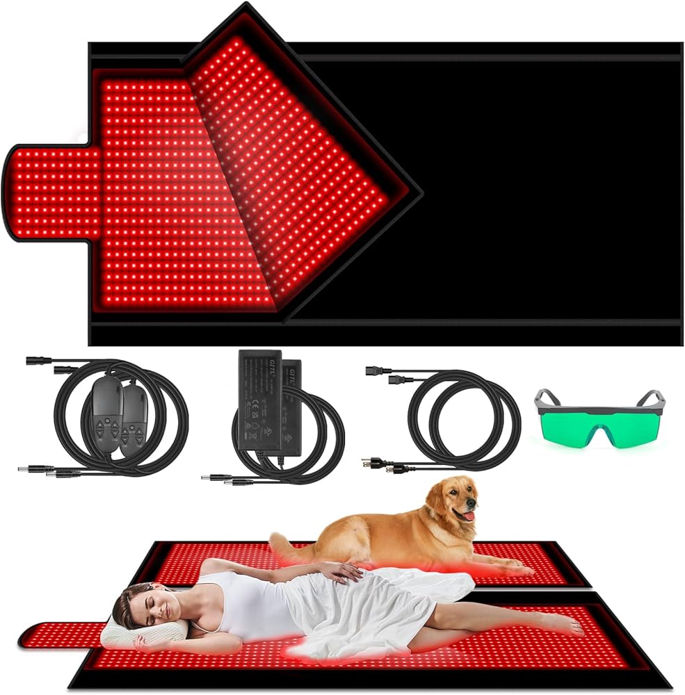 Amazon.com: 84.6'' X 33.5'' 2680 Pcs LED Red Light Therapy Mat