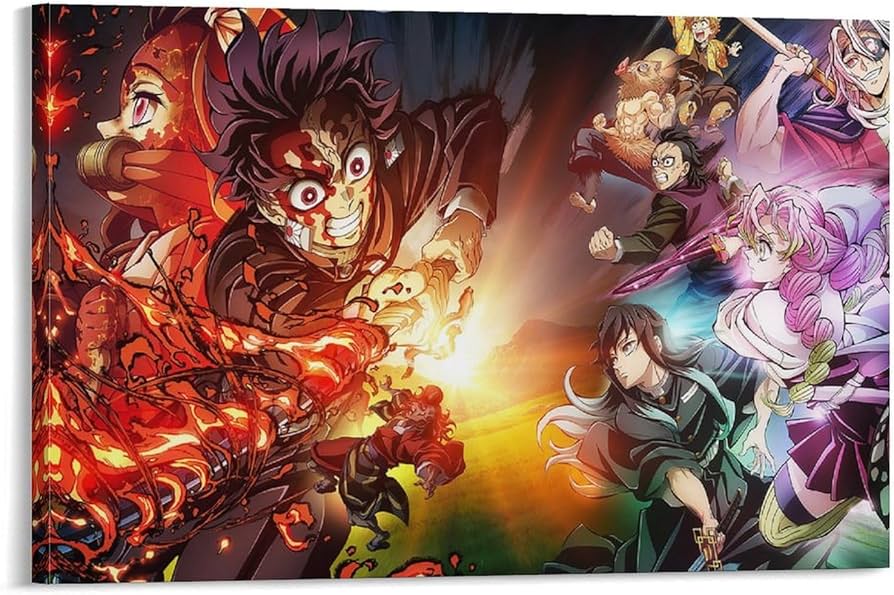 Amazon.co.jp: 鬼滅の刃 きめつのやいば 定番 人気 熱血アニメポスター