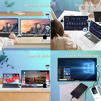 Amazon.co.jp: 18.5インチ ノートパソコン用ポータブルモニター、1080P