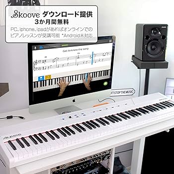 Amazon | Alesis 電子ピアノ 88鍵盤 初心者向け電子ピアノ スピーカー