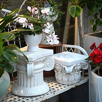 Amazon.co.jp: [KMBIGNK] ギリシャ風 フラワースタンド 花台 宮殿