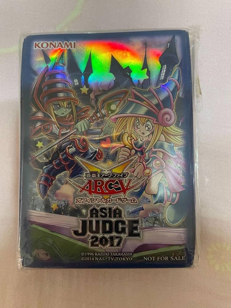 遊戯王 トゥーン ジャッジ asia judge 2017 スリーブ 130枚 遊戯王