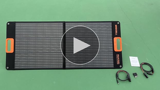 Amazon | ソーラーパネル100W GRECELL 折りたたみソーラーチャージャー
