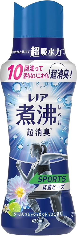 Amazon | レノア 煮沸レベル超消臭 抗菌ビーズ SPORTS クール