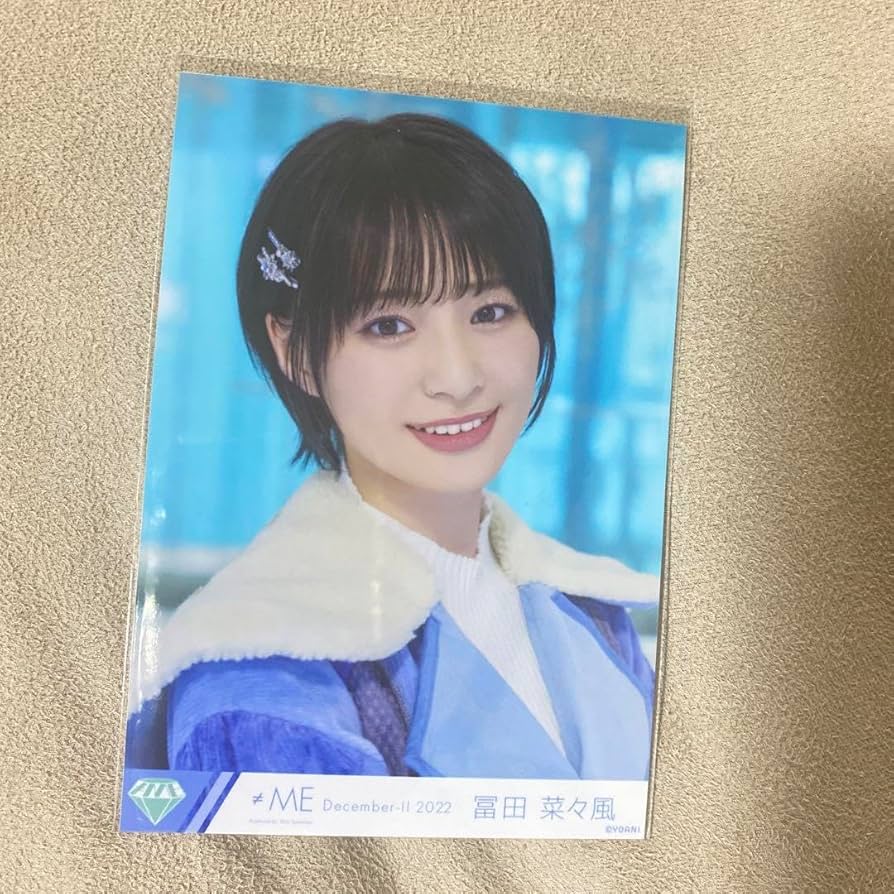 冨田菜々風 直筆 生写真 ヨリ チュウ (イラコメあり)モブノデレラ ノイミー