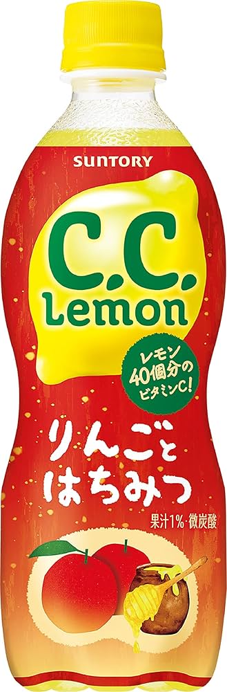 Amazon.co.jp: サントリー C.C.レモン りんごとはちみつ 500ml×24本
