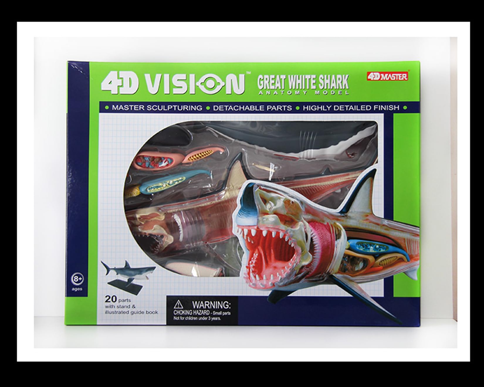 Amazon | BACALYSO | 4D VISION サメ リアル フィギュア 立体パズル