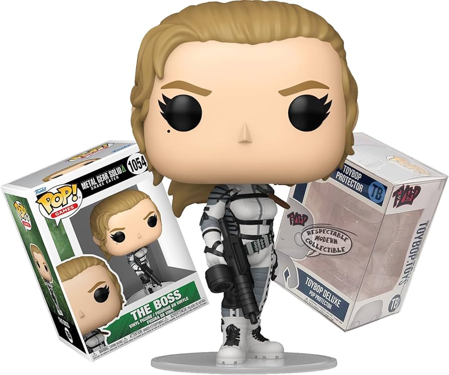 Amazon.com: Funko MGS - The Boss + Pop Protector: Metal Gear Solid