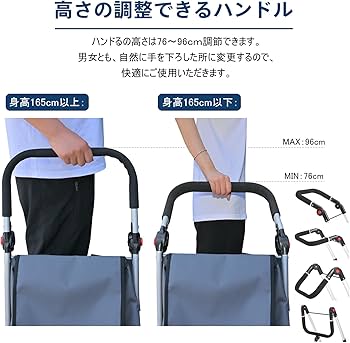 Amazon｜ショッピングキャリー 6輪 ショッピングカート 保温保冷